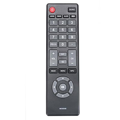 NH305UD Replacement Remote Control Applicable for Emerson TV LF402EM6 LF402EM6F LF461EM4 LF461EM4A LF501EM4 LF501EM4A LF501EM4F LF501EM5 LF501EM5F LF501EM6F Sub 32FNT004