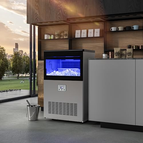 Yitahome COMMERCIAL ICE MAKER MACHINE Under Counter, Large Free Standing Ice Maker Undercounter For Home Bar Restaurants Bar thumb #6