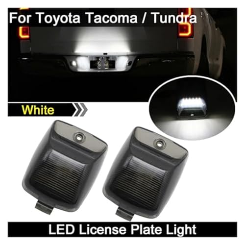 Lámparas de número para evitar multas por luz fundida en Tacoma 4