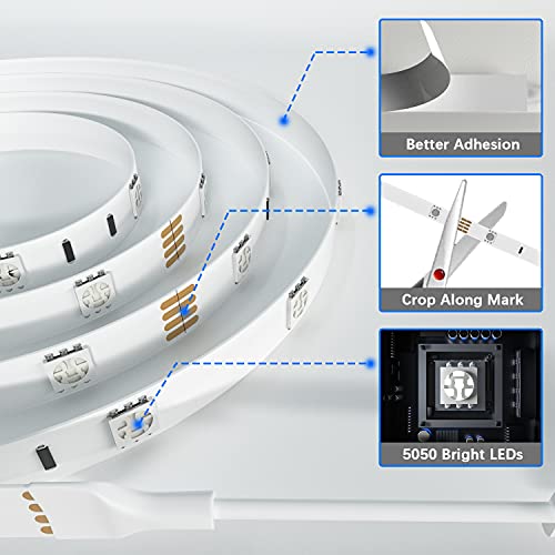 Cozylady 25Ft Wifi Led Strip Light, Led Light Strip Works With Alexa, Google Home, Led Lights For Bedroom, Kitchen #TOP3
