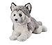 Bauer Spielwaren- Husky Animal en Peluche, 12505, Gris/Blanc, 18 cm