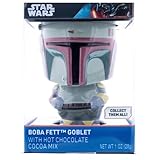 Star Wars Boba Fett Goblet and Cocoa Mix, Character Inspired Mug and Hot Chocolate Mix, Birthday Gift, 1 Ounce Packet