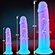 Strap-on Analdildo-Set 15 cm,21 cm,25 cm realistisches kleines,großes,extragroßes G-Punkt-Fantasie-Dildo aus Silikon,mit 3 Analdildos mit Saugnapf,verstellbarem Gurt Sextoy für lesbische Anfängerinnen