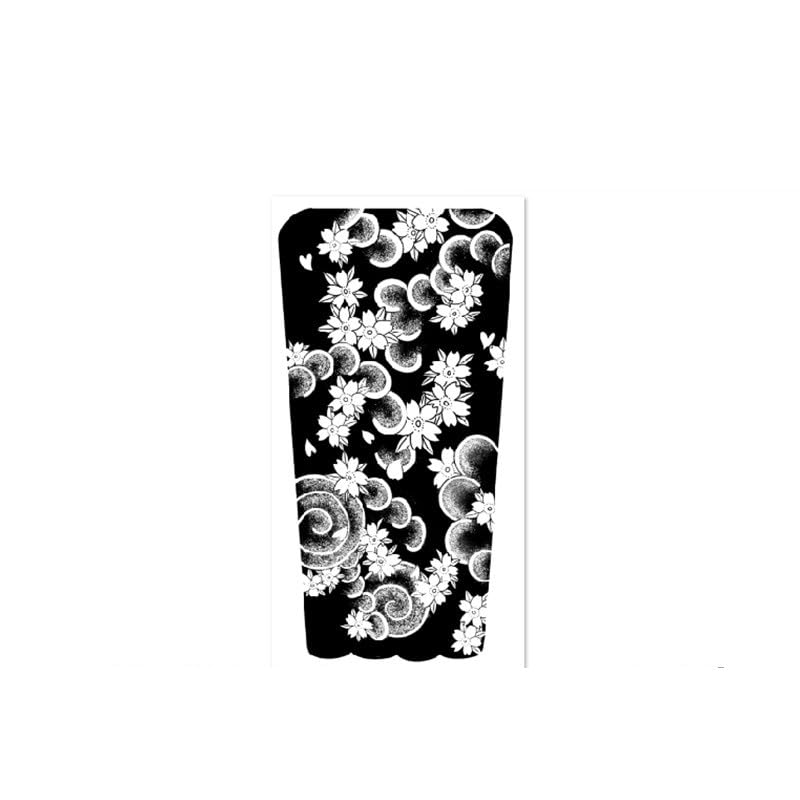 2 PCS Herbal Tattoo Stickers Cherry Blossom Arm Full Arm Juice Men And Women Temporary Tattoo Tattoo Waterproof And Durable