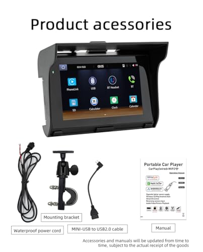 Polarlander Radio para Auto CarPlay Android Auto 5" Pantalla miniatura 7
