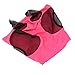 Funien Stretchable Horse Mesh Fly Mask with Ears Protection, Soft Horse Fly Mask for Radiation Resistance, Suitable for All Horses (Rose Red)
