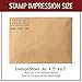Custom Address Stamp - 20 Font Options - 3 Line Self-Inking Address Stamp - Up to 3 Lines of Customized Text | Multiple Ink Color Options (Medium)