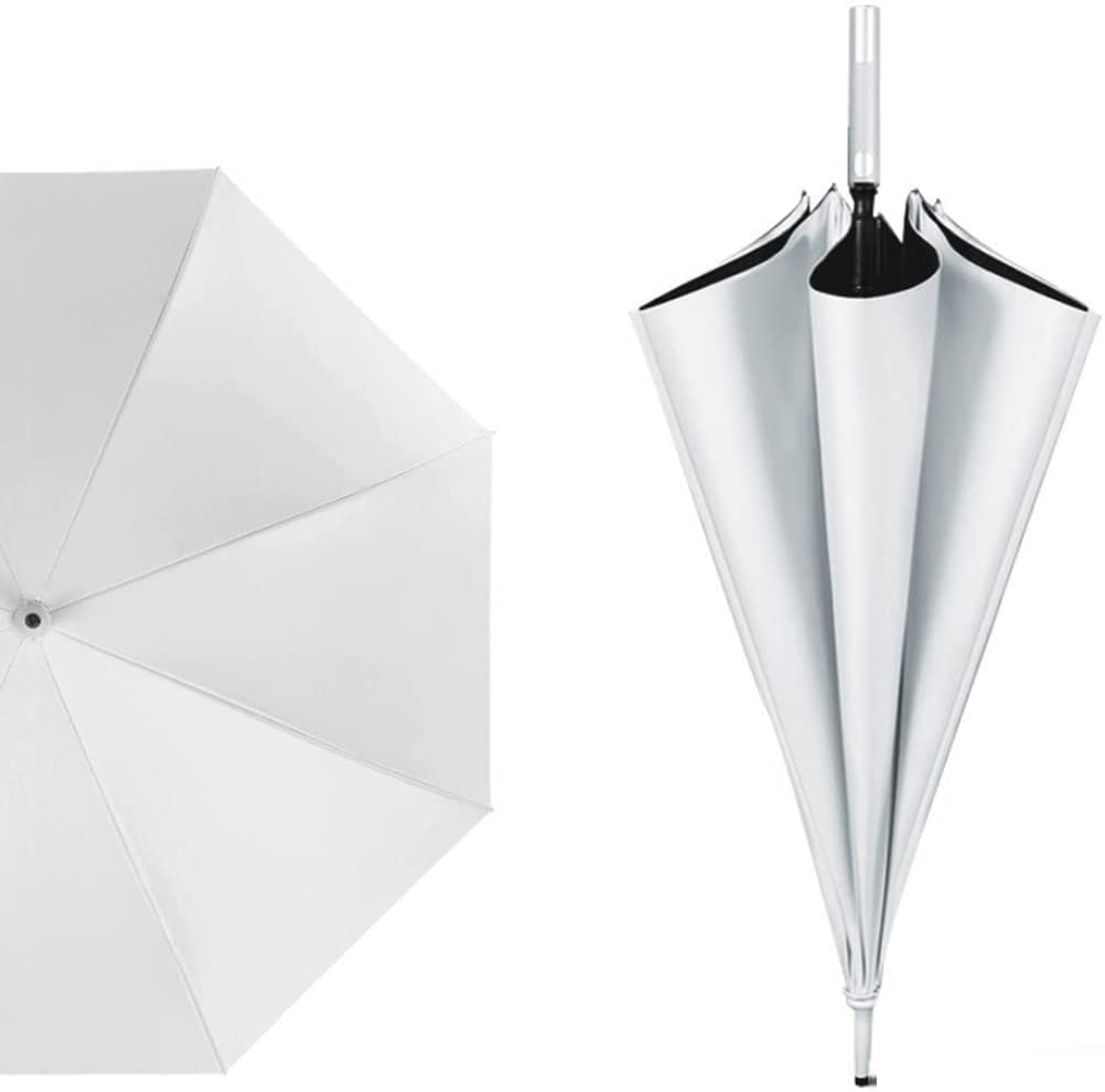 Parasol Podróżny Duży Automatyczny otwarty parasol golfowy Extra Duży Oversized Stick Parasole Wiatroszczelne wodoodporne Odporny na Burzę (Color : A)
