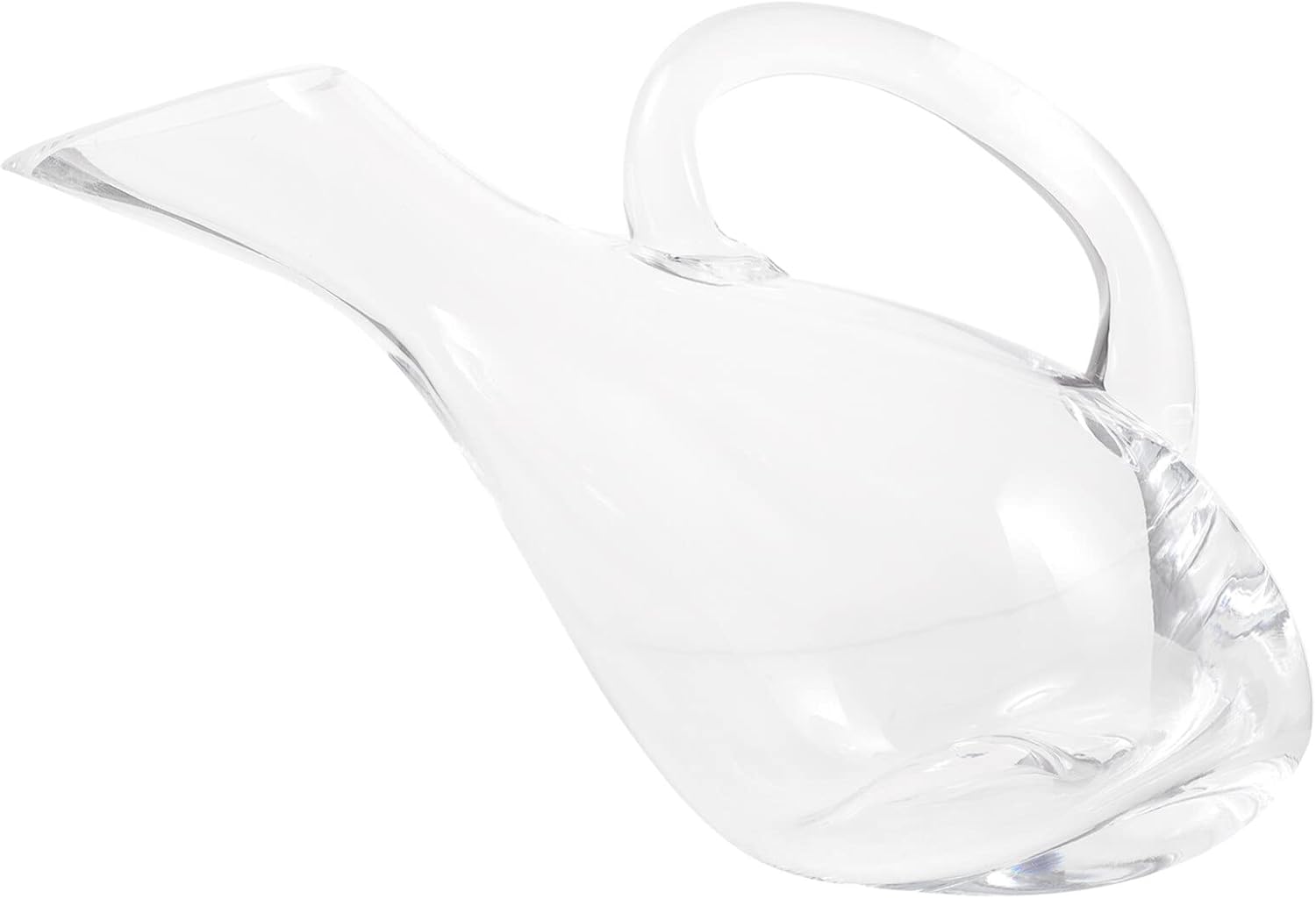 Glass Pitcher Tilted Wine Decanter Crystal Glass Wine