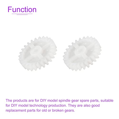 Dmiotech 20 Pack 26 Teeth Plastic Gears Model 262A Reduction Gear Plastic Worm Gears For Diy Cars, Robots, Model Making #TOP3
