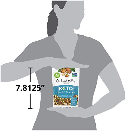 Orchard Valley Harvest Keto Crunchy Trail Mix, 5.5 Ounces (Pack of 6), Pepitas, Almonds, Peanuts, Walnuts, and Pecans, Low Carbs, Non-GMO, No Artificial Ingredients