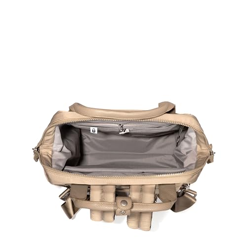Image of Baggallini Chelsea Laptop Backpack, Taupe Twill