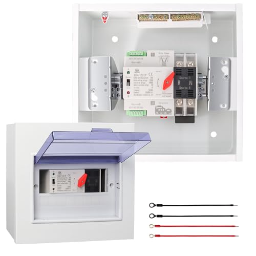 Ketofa 2P 100A 110V Automatic Transfer Switch, Metal Box Generator ATS