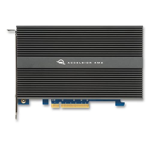 Image of OWC 1TB Accelsior 4M2 PCIe NVMe M.2 SSD Adapter Card Compatible with Mac Pro 2019, Mac Pro 2010-2012, and PC Towers