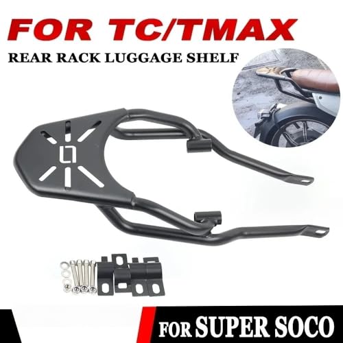 Support de bagages Super Soco TC MAX avec dossier et plaque arrière - 2