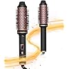 Thermal Brush,10 Temperatures LCD Display Upgrade to 400°F 1.5 in Heated Round Brush Curling Iron Heated Ceramic Tourmaline Ionic Comb 110-240V Volum