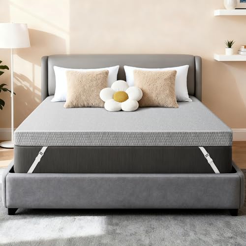 Firm 3-Inch Bamboo Memory Foam Topper