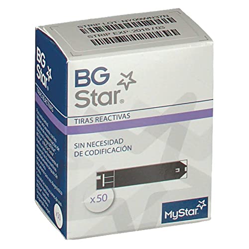 BGSTAR TIRAS REACTIVAS GLUCEMIA 50 UNI