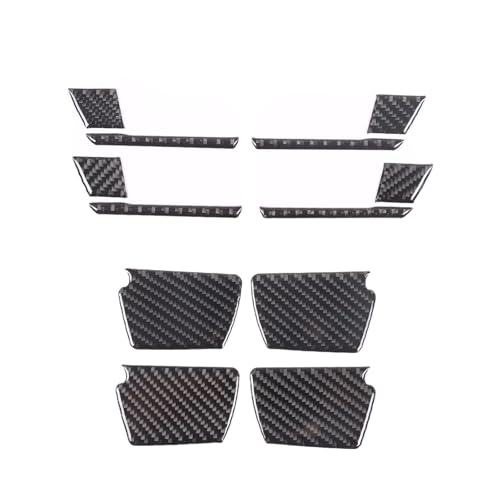 Manija interior de puerta de coche para H3 2005-2009: pegatina de acondicionamiento negro AB