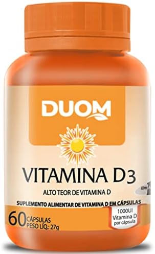 Vitamina D 60cps (1 ao dia) Duom