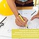 EIHI Geodreieck mit Griff, Dreikantmaßstab, 2 STK Zeichendreieck Winkelmesser aus Kunststoff Durchsichtig Bruchsicher Büro Mathe Schulset Schreibwaren für Studenten Kinder