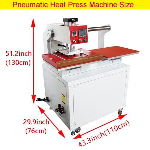 Máquina de Termofijado Neumática Automática 15.7x19.7 Pulg miniatura 2