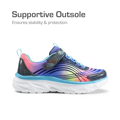 DREAM PAIRS Girls Shoes Sneakers Kids Tennis Shoes Sparkle ColorBurst Lightweight Running Casual Walking Shoes3