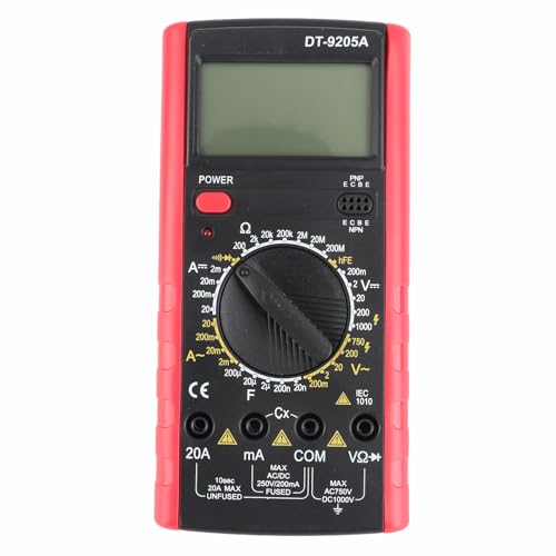 aqxreight 9205A Burning Digital Multimeter Voltage Current Tester Meter Electrician Tool MultimeterDigital Multimeter MultimeterCurrent Tester MeterDC AC MeterElectrician Supplies
