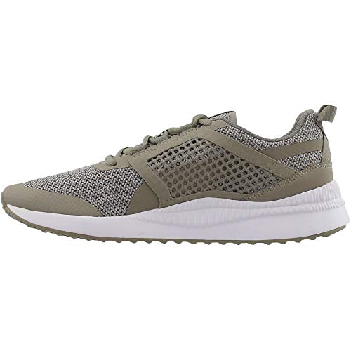 PUMA Puma Men's Pacer Next NET Sneaker, Elephant Skin-Elephant Skin White, 8.5 M US