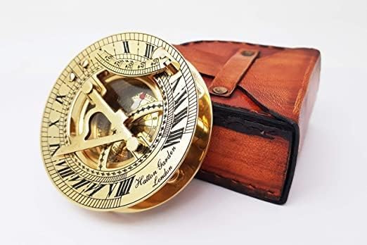 Personalized Sundial Compass, Thanksgiving Gift for mom, Retirement Gift, Class of 2024 Graduation Gift