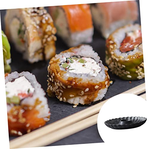 Plato Redondo de Cerámica para Sushi y Aperitivos miniatura 7