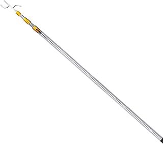 Cargo Retriever Hook, Pickup Truck Bed Hook, Telescoping Truck Bed Pole, Heavy Duty Truck Accessories, Stainless Steel Grabber, Extendable Reaching Tool, Truck Bed Grabber, Rust-Resistant Reach Tool