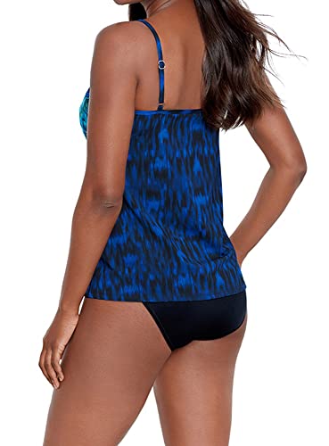 Miraclesuit Women's Swimwear Pyrite Jubilee Soft Cup Adjustable Strap Tankini Bathing Suit Top4