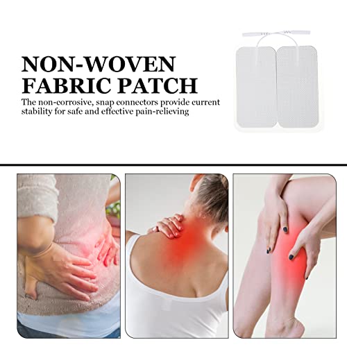 CLISPEED 8Pcs Unidades Universais Unidade de Gel Pads de Eletrodo de Reposição para Estimuladores de