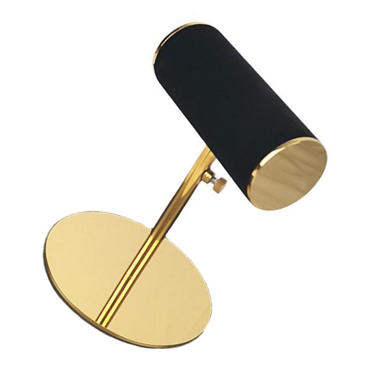 Schwarzer Uhrenständer aus Edelstahl und Flanell zum Präsentieren | Armband Präsentationsständer, Praktische Aufbewahrung für Dressing Table und Store, Elegant, Leicht
