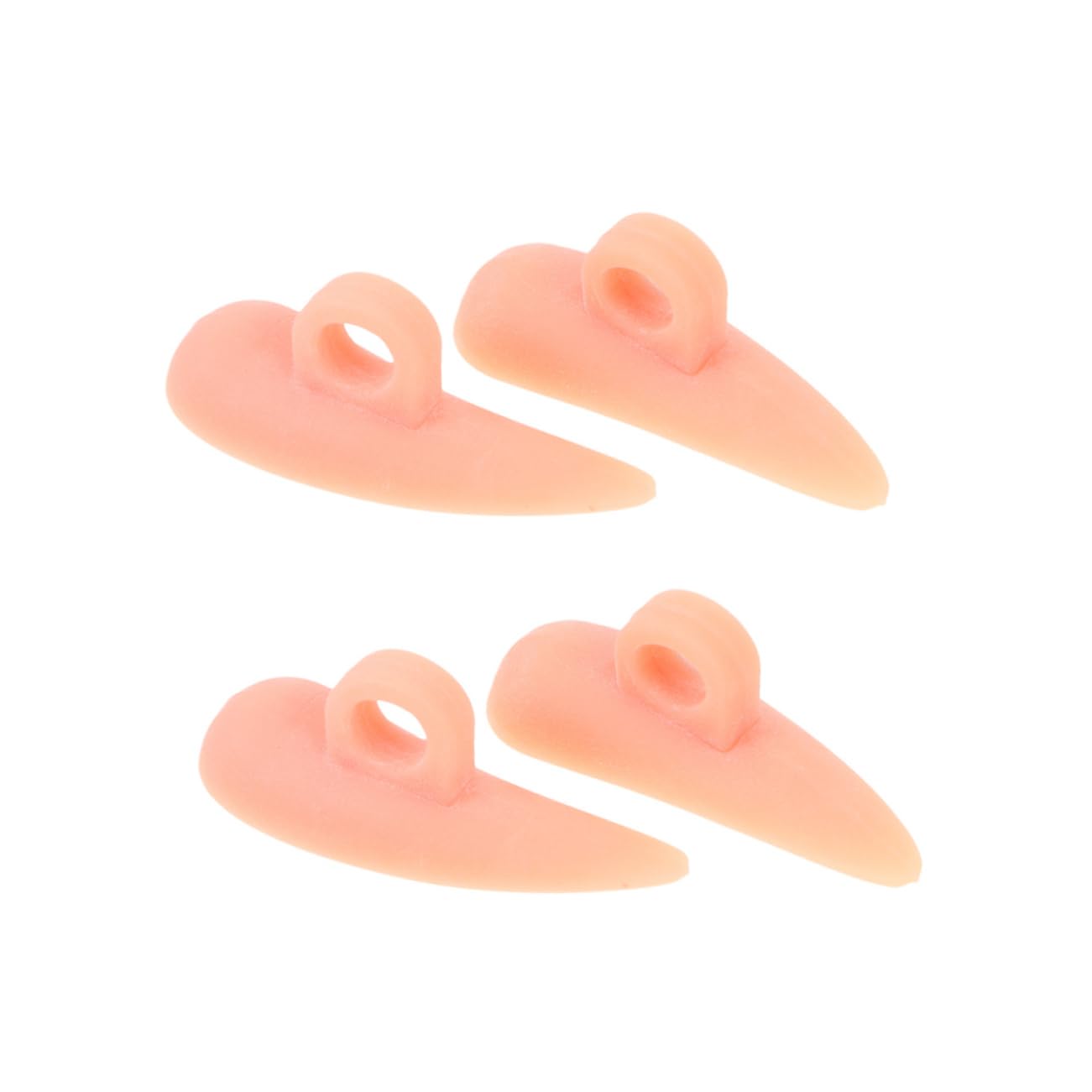 NOLITOY 4pcs Pad Separator for Bunion Divider Comfortable and Stretchy Skin Tone