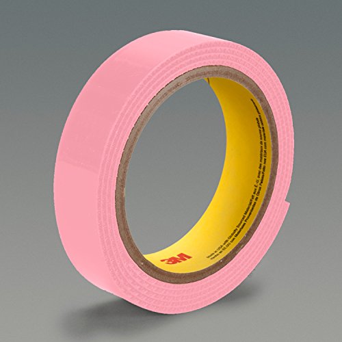 3M 75933 Fastener SJ3401 Loop, 1" x 50 yd. 0.15" Engaged Thickness, Nylon, Pink
