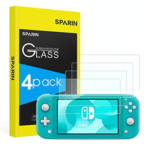 [4 Pack] SPARIN Nintendo Switch Lite Screen Protector, Tempered Glass for Nintendo Switch