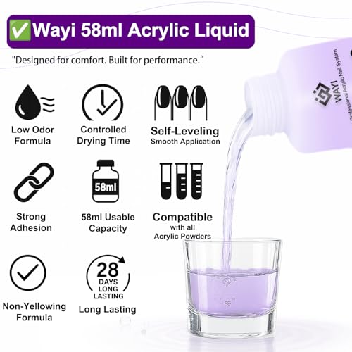 Kit Acrílico de Uñas 9 Piezas con Polvo y Monómero miniatura 3