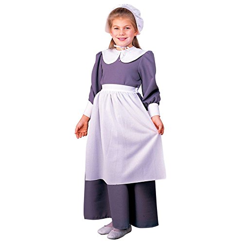 Disfraz Pilgrim Girl para Niñas - Talla S miniatura 1