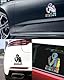 KGDUYC 6 Stück Car Decoration Sticker Reflektierender Aufkleber für Motorräder Respekt vor Radfahrern Autoaufkleber Respect for Cyclists Reflektierender Aufkleber,reflektierende autoaufkleber