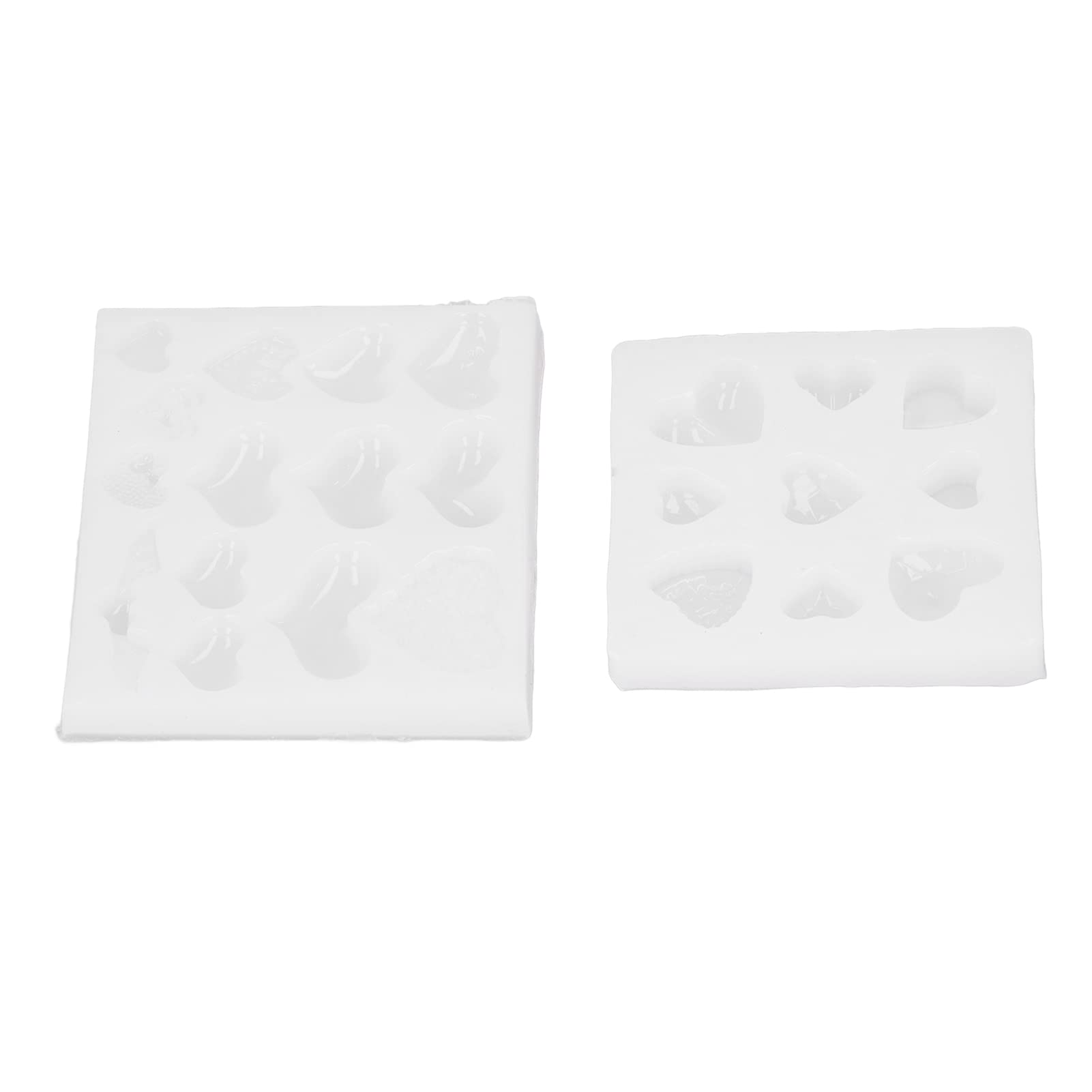 Soap molds, Fondant molds, DIY Love Pattern, Silicone Material, Non-Adhesive Design, 2pcs Interesting for Baking Party Decorations