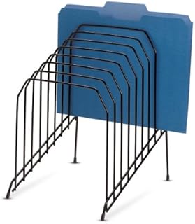 Officemate Large Incline Sorter, 8 Compartment, Wire, 8.5 x 10.375 x 12.625 Inches, Black (25212)