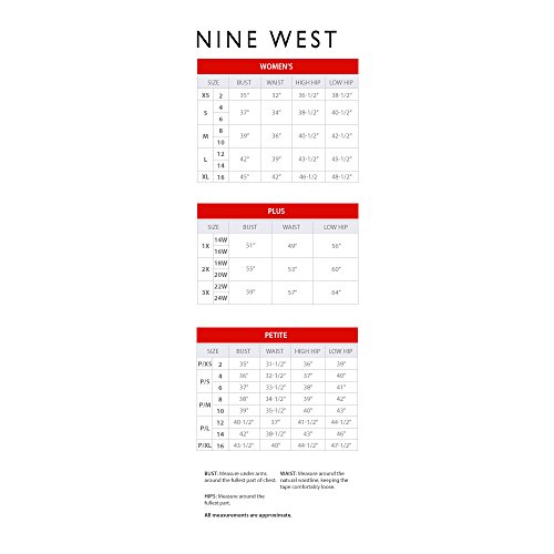 Robe femme Nine West Solid Ity Key Hole chic et fluide coupe ajustée - 3