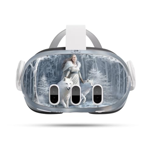 Skin Meta Quest 3 Anne Stokes Gardiens d'hiver autocollant vinyle de protection pour casque VR