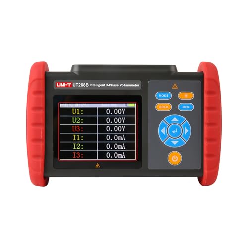UNI-T ユニトレンド UT268B ワイヤレス 大電流フォークメーター 3相デジタルフェーズ 電圧計 1000A
