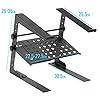 Tiger Laptop Stand/DJ Stand with Shelf and Clamps #5