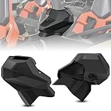UTVSXPERT Central Cage Trim Cover for Maverick X3 MAX 17-24, Plastic Center Cage Protection Plate Shield Guard for Can Am Maverick MAX Turbo 2017-2024 Accessories, Replace #705015490, 705015489, 2PCS