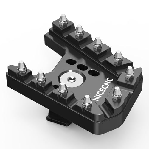 NICECNC Brake Lever Pedal Extender Compatible with Yamaha Tenere 700 /XTZ700 2019-2023 (Black)