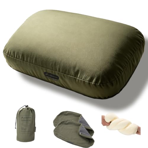 BISINNA Camping Memory Foam Pillow